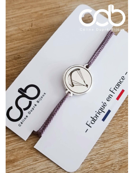 Bracelet parapente ø18mm avec un cercle - cordon réglable