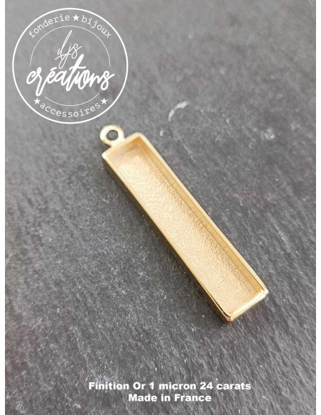 Pendentif rectangle long
