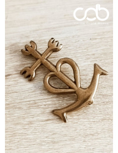 Broche croix de Camargue