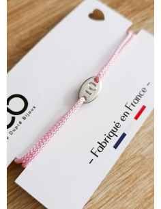 Bracelet étain avec gravure au choix