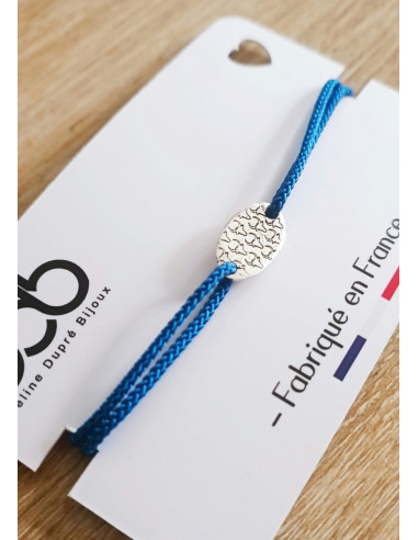 Bracelet Taureau - ovale 8x14mm - personnalisable