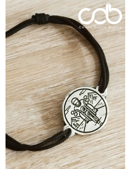 Bracelet Motard Biker - ø18mm - personnalisable