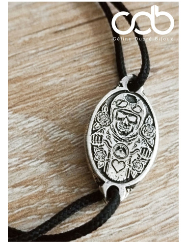 Bracelet Biker ovale