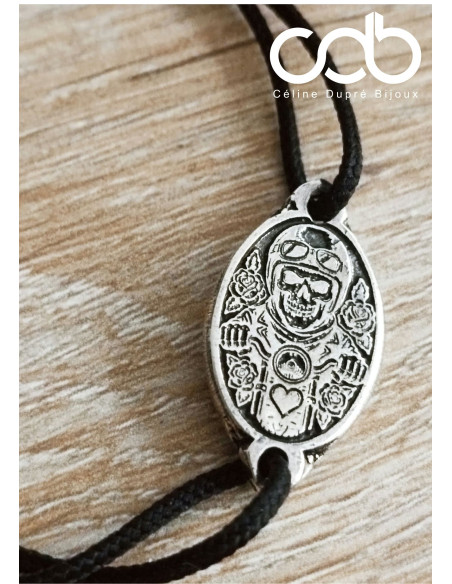 Bracelet Biker ovale