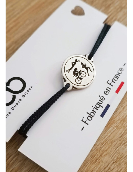 Bracelet Triathlon ø18mm (avec cercle) - cordon réglable