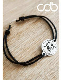 Bracelet triathlon avec cercle