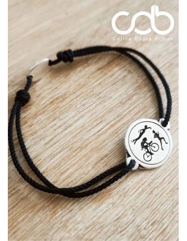 Bracelet triathlon avec cercle
