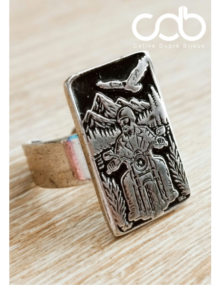 Bague rectangle 15x25mm