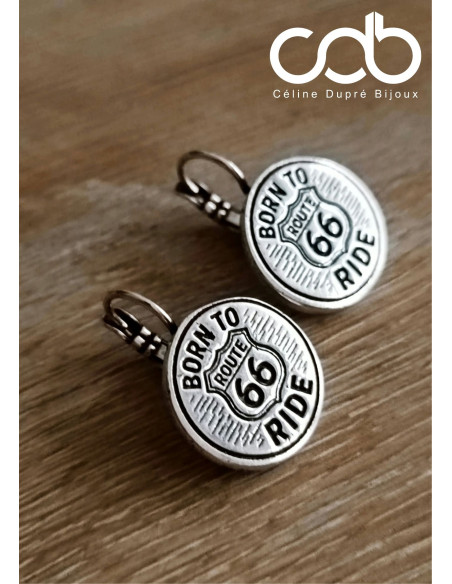 Boucles d'oreilles Biker