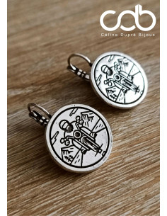 Boucles d'oreilles Biker