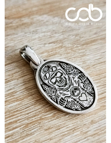 Pendentif ovale 18x25mm
