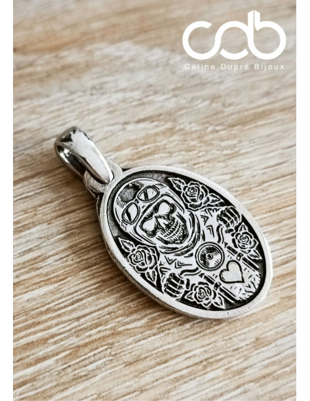 Pendentif ovale 18x25mm