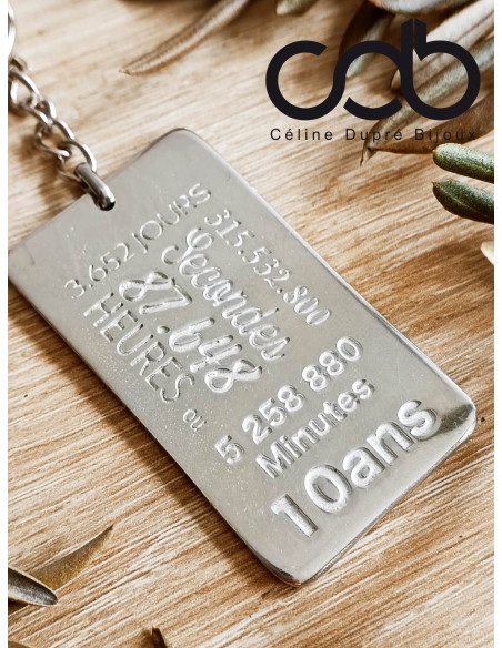 Porte clés rectangle