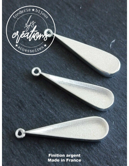 Pendentif goutte longue