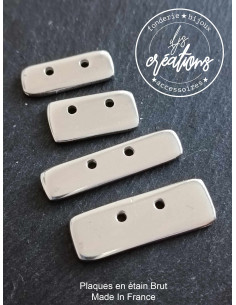 Plaque en étain à Graver où à poinçonner