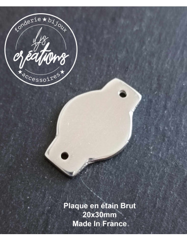 Plaque en étain à Graver ou poinçonner