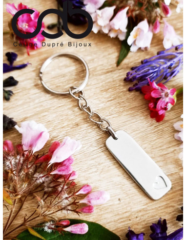 Porte clés rectangle