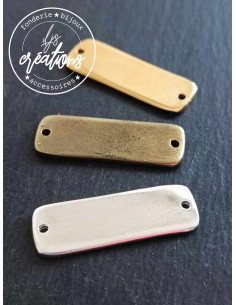 Médaille rectangle 12x35mm