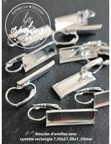 Boucles d'oreilles avec dormeuses