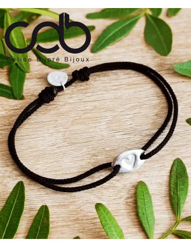 Coeur en étain brut