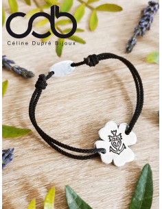 Bracelet croix de camargue et trèfle