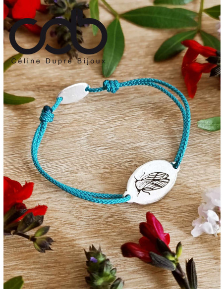 Bracelet cigale Ovale