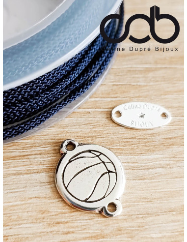 Bracelet basketball ø17mm - cordon réglable