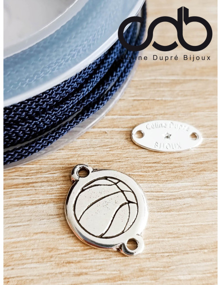 Bracelet basketball ø17mm - cordon réglable