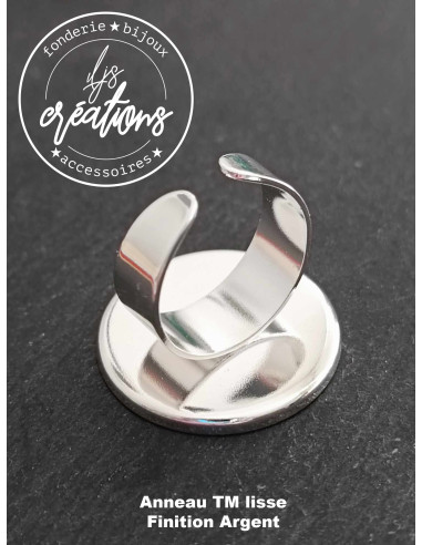 Base pour Bague Ronde cuvette ø25x2mm - Anneau...