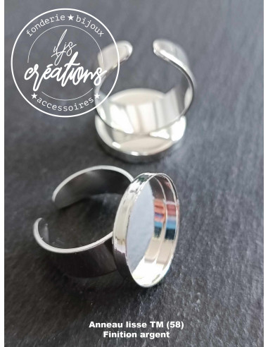 Base pour Bague Ronde Cuvette ø18x2.8mm -...