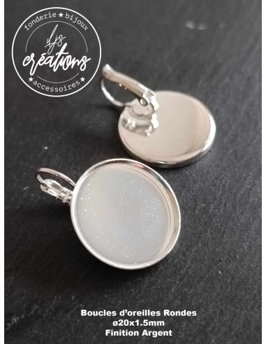 Boucles d'oreilles rondes ø20x1.50mm
