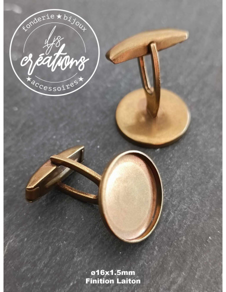 ø16x1.5mm finition laiton