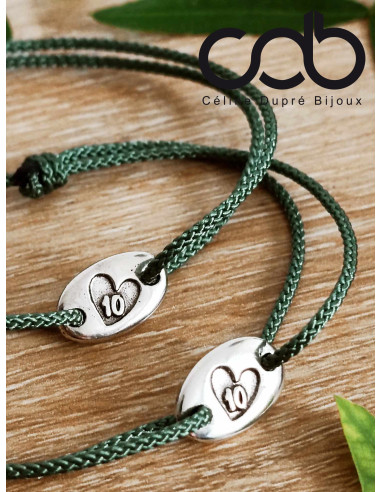 Bracelet noces d'étain