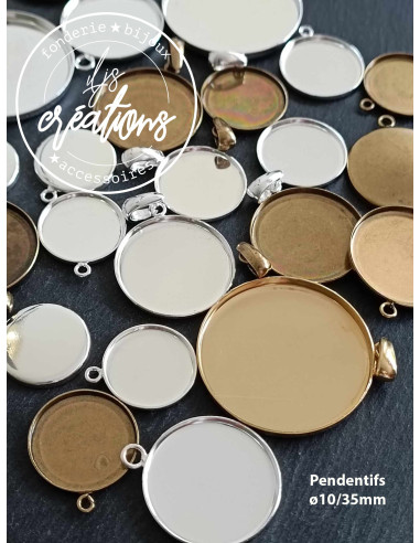 Pendentif rond au choix