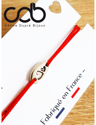 Bracelet réglable avec médaille "2 petits...