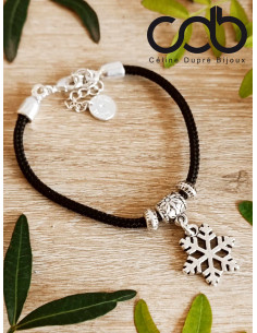 Bracelet flocon de neige