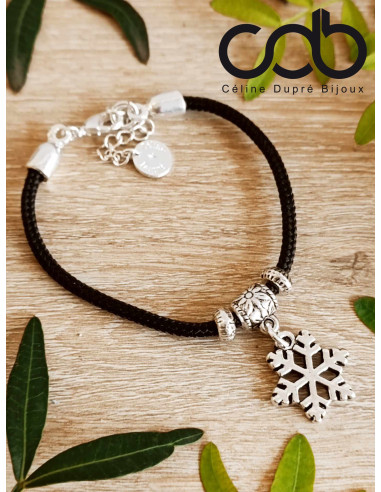 Bracelet flocon de neige