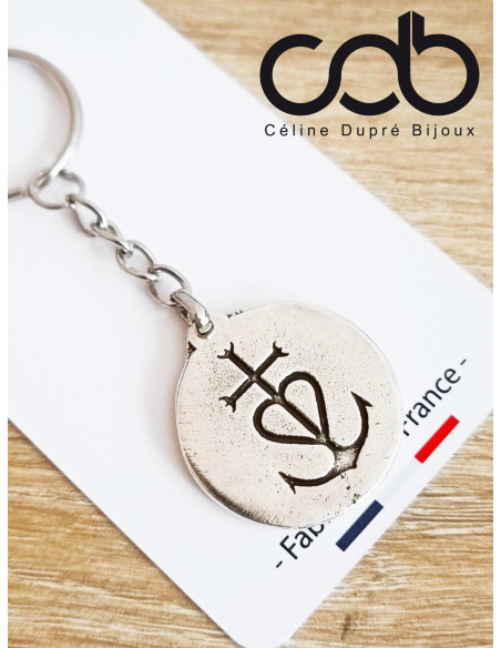 Box / coffret Bijoux "Camargue" - Porte clés Croix de Camargue / bracelet Croix de Camargue ø16mm