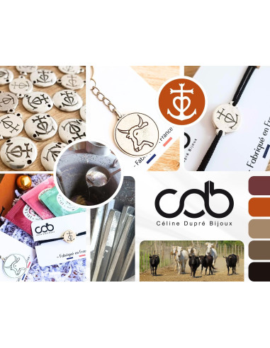 copy of Box / coffret Bijoux "Camargue" - Porte...