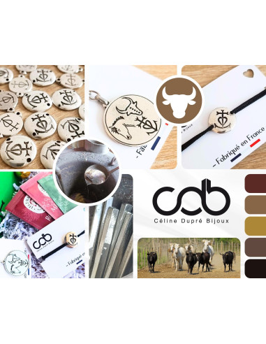 Box / coffret Bijoux "Camargue" - Porte clés...