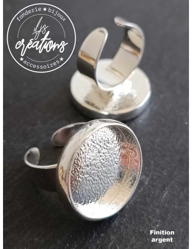Base pour bague ronde -  ø24mm avec cuvette...