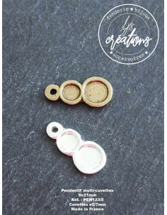 Pendentif multi-cuvettes