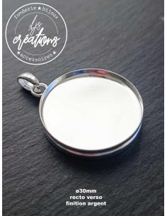 Pendentif reversible ø30mm