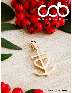 Croix de Camargue 17x27mm