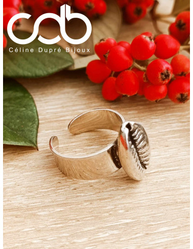 Bague Coquillage Cauri