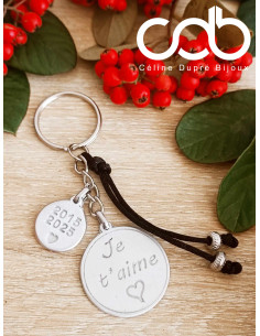 Porte clés je t'aime