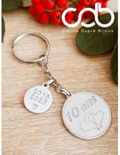 Porte clés en étain