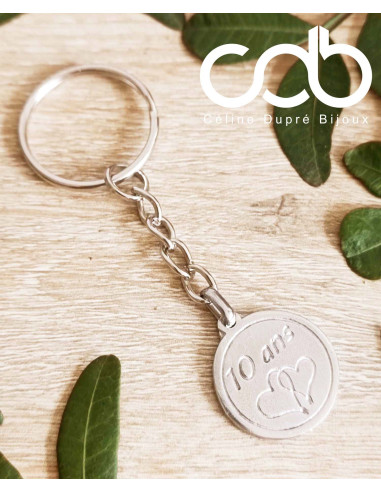 Porte clés en étain
