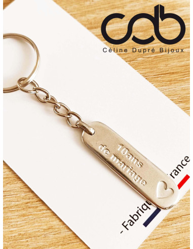 Porte clés en étain