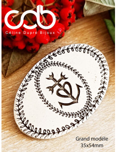 Broche croix de camargue
